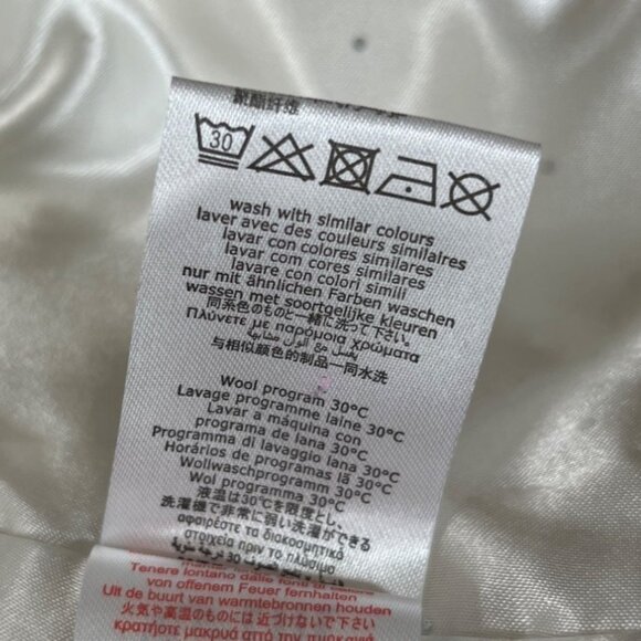 Carrement Beau Fuzzy Shawl Overcoat Baby 6 Months White Vest - Picture 7 of 9